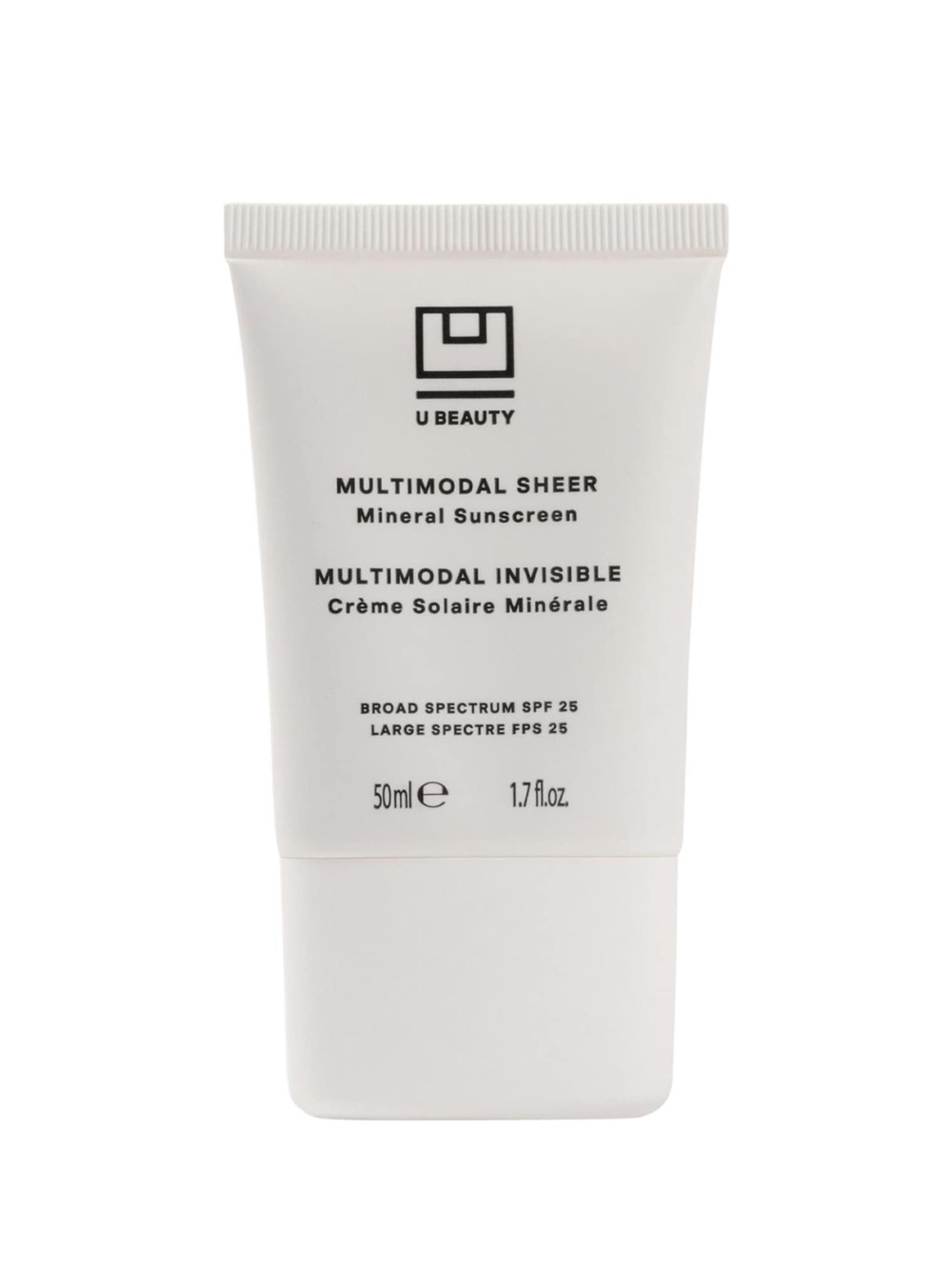 U Beauty Multimodal Sheer Mineral Sunscreen + Primer SPF 25 1.7oz BRAND NEW